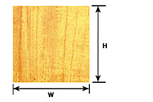 Plastruct Dollhouse Scale Oak Wood Paneling Paper Sheet 7-1/2