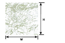 Plastruct Dollhouse Scale White Marble Paper Sheet 7-1/2
