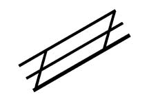 Plastruct 1:32 Polystyrene Stair Rail White (1 per pack)