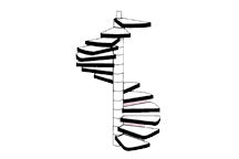 Plastruct HO gauge Custom Spiral Staircase 2-5/16