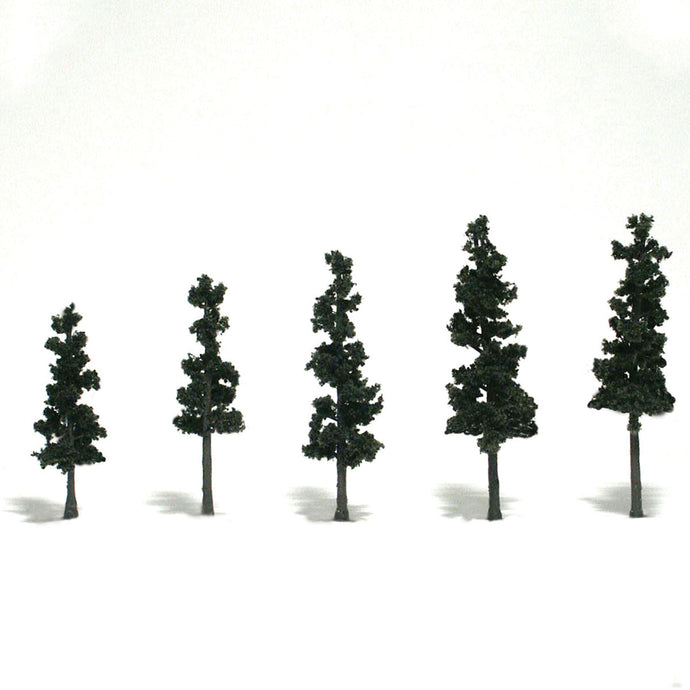 Woodland Scenics Trees 2 1/2''-4'' Conifer Green