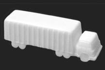 Plastruct Polystyrene Trailer Truck (4 per pack)