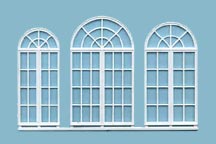 Plastruct O 1:48 Windows/French Doors Round (1 per pack)