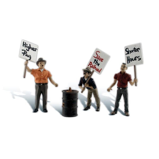 Woodland Scenics G Striking Picketers Model Parts Warehouse