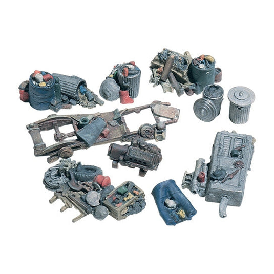 Woodland Scenics HO Assorted Junk Piles Model Parts Warehouse