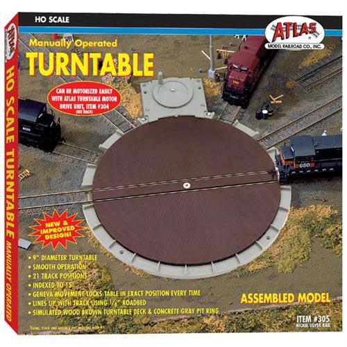 Atlas HO Turntable/21 stalls