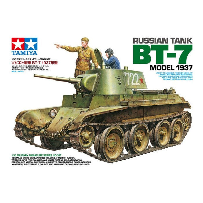 Tamiya 1/35 Russian BT-7 Model 1937 Tank