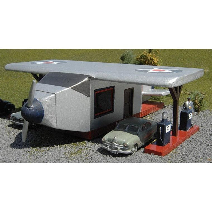 N Airplane Gas Station (Built-Up Resin) (D)