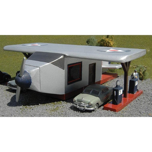 N Airplane Gas Station (Built-Up Resin) (D)