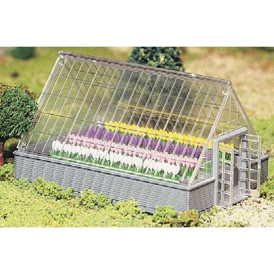 Bachmann O Plasticville Greenhouse w/Flowers