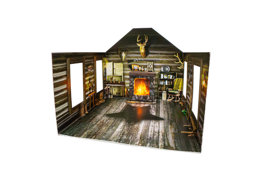 Woodland Scenics HO Scale Cozy Cabin Built and Ready