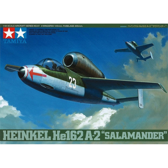 Tamiya 1:48 German Heinkel HE162 A2 