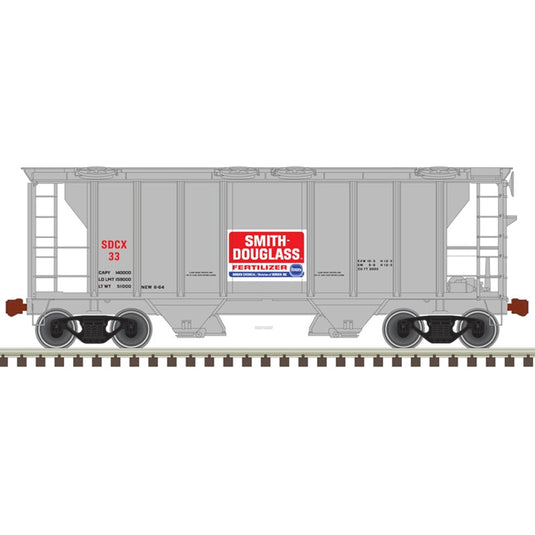 Atlas Ho Tm Ps-2 Covered Hopper Sdcx #32