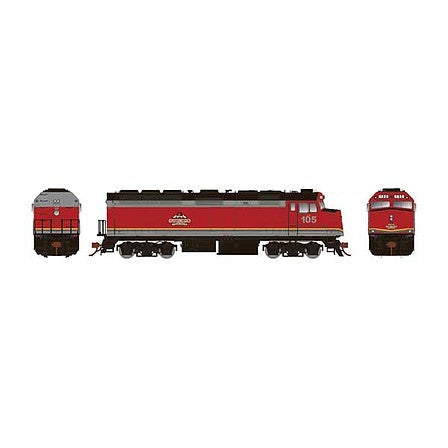 Rapido HO Scale Agawa Canyo F40ph #105