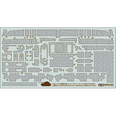 1/48 Pz IV Zimmerit Coating Sheet