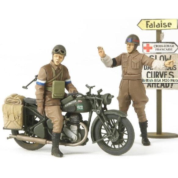 Tamiya 1/35 British BSA M20 Motorcycle w/Rider & MP